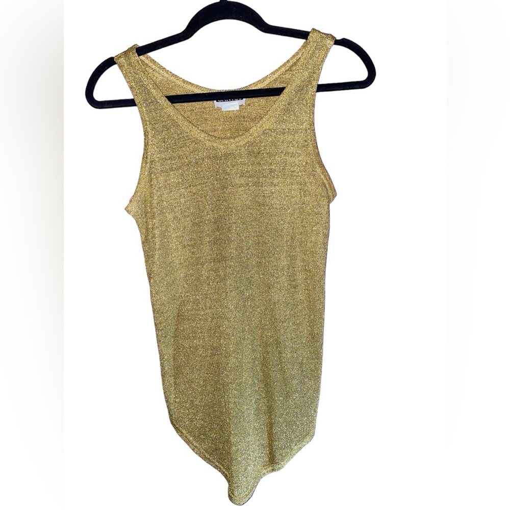 Gantos sheer gold camisole